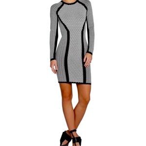 BCBGMAXARZIA ELIZABETH BODYCON KNIT DRESS